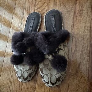 Coach Poppy slippers